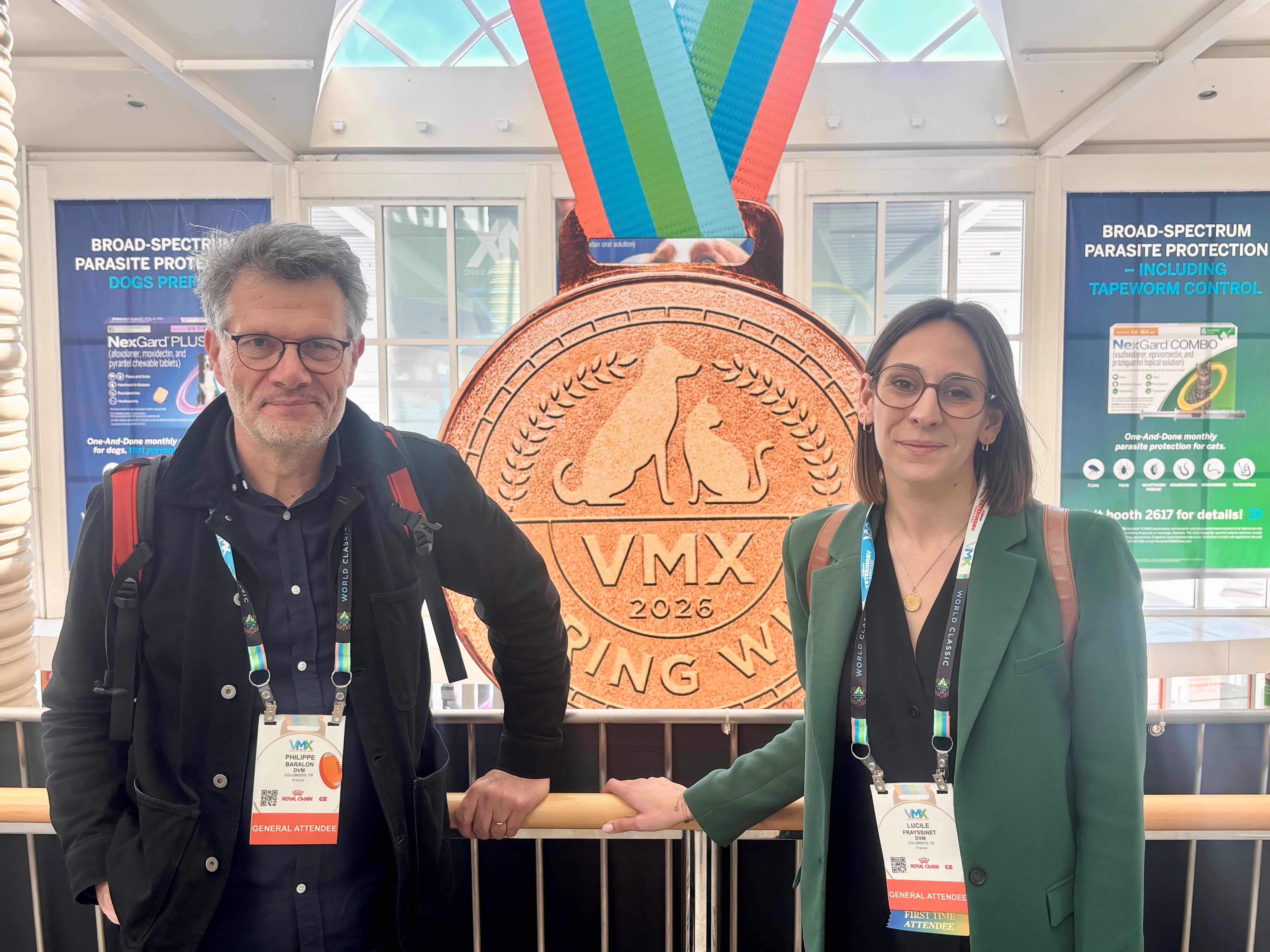 Philippe and Lucile at VMX 2026