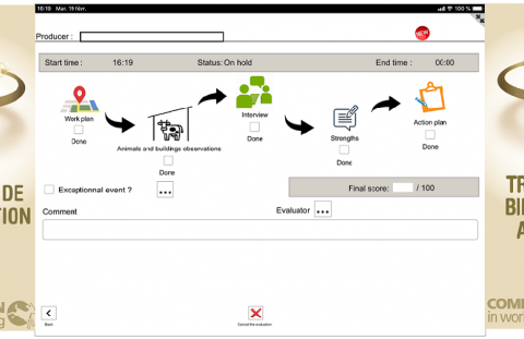 tablet application and trophees
