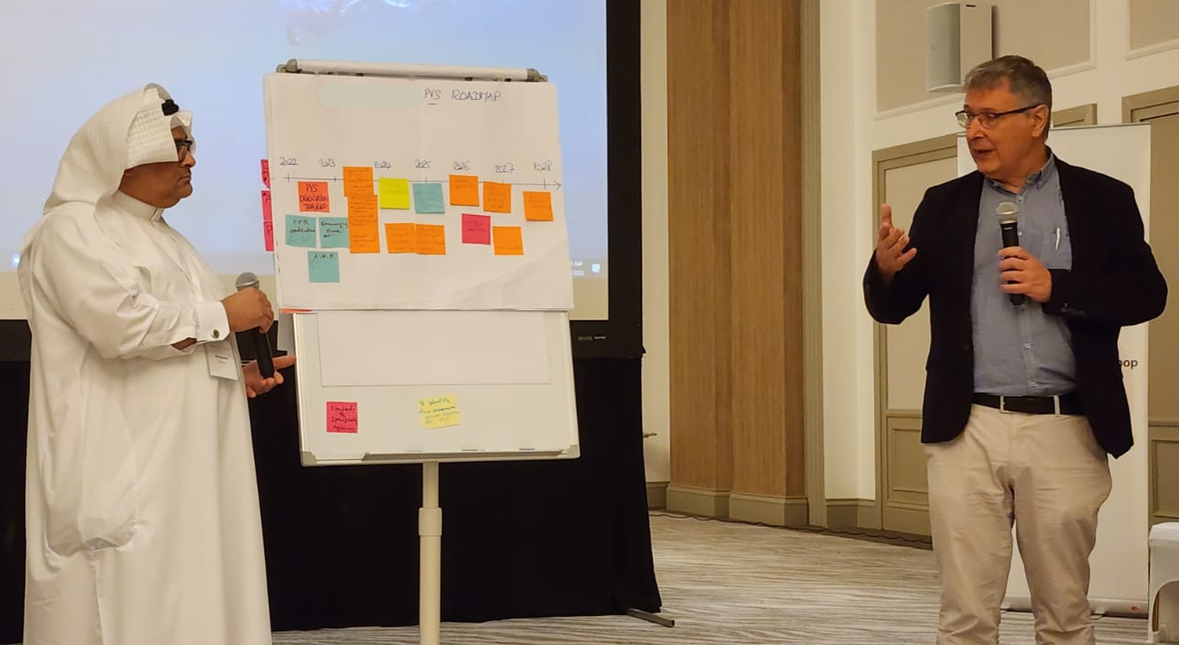 François Gary for PVS Orientation Training Workshop in Abu Dhabi