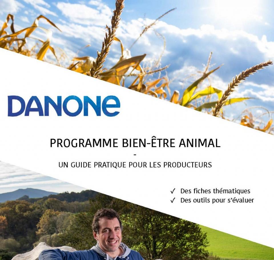 Danone guide bien-être animal pour les producteurs