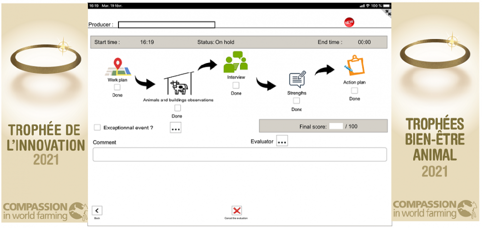 tablet application and trophees