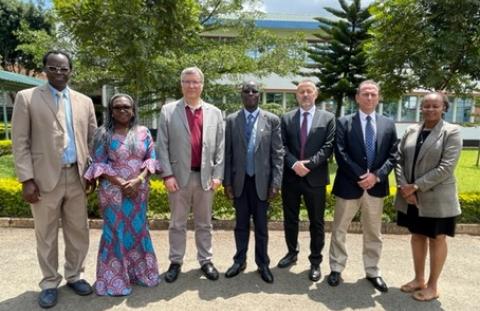 Dr François GARY  in KENYA for the PVS Gap Analysis mission. 