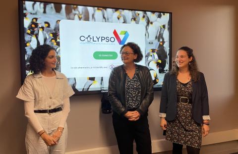 anaïs, hélène, chloé pour Calypso